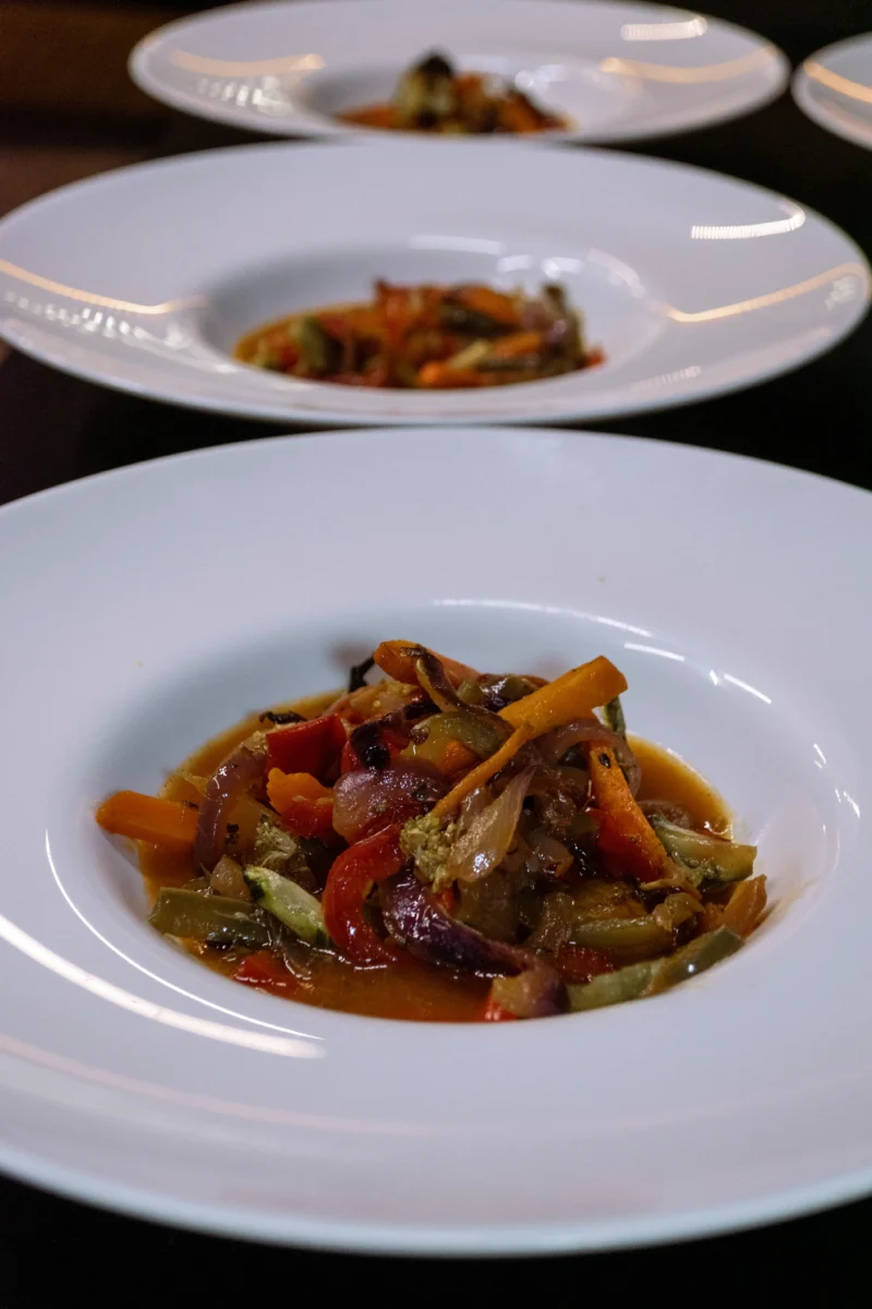 Plato de verduras